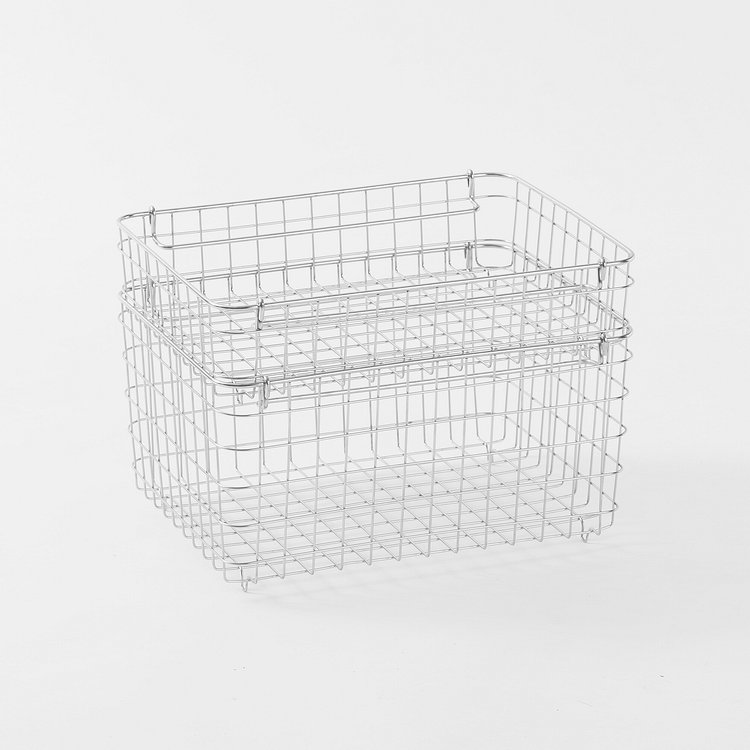 스텐 와이어 적층형 바스켓_35x28x19cm
