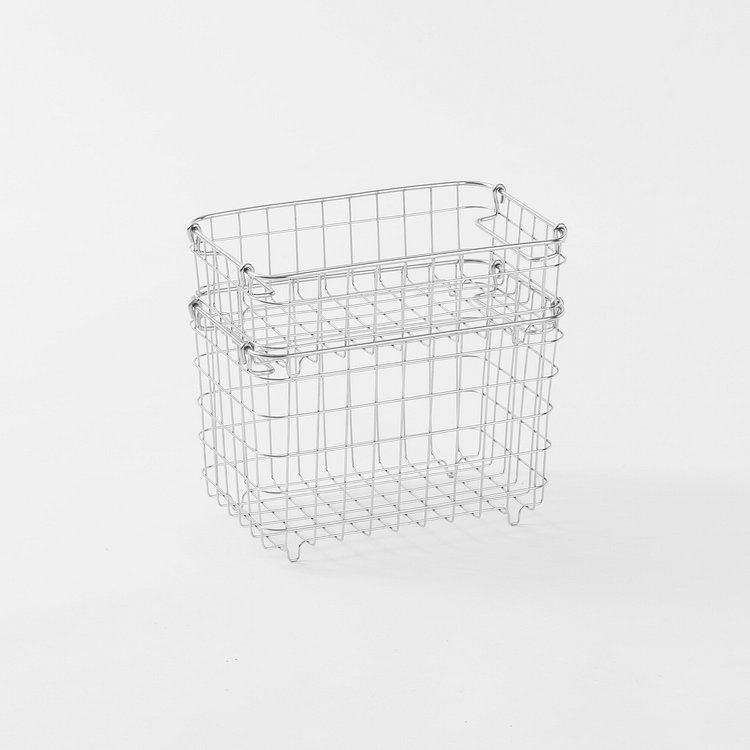 스텐 와이어 적층형 바스켓_28x17x19cm