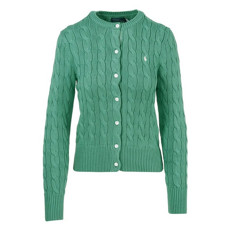 POLO RALPH LAUREN(폴로랄프로렌) [폴로]23SS 포니 자수 클래식 가디건 그린 211891643 005 | 신세계V