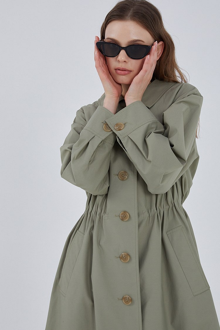 DEBB(종료)(뎁) [DEBB] Single button trench Coat_KH | 신세계V