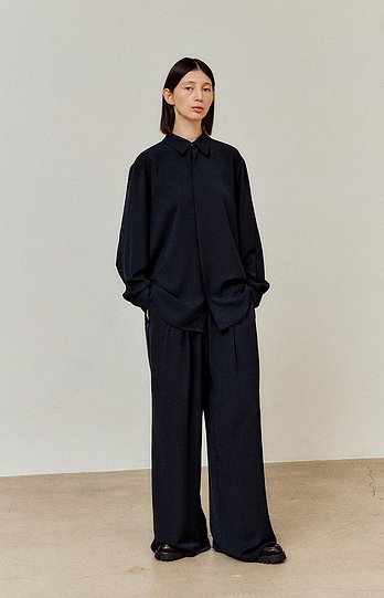 VIS A VIS DRESSY EASY PANTS (NAVY) | 신세계V