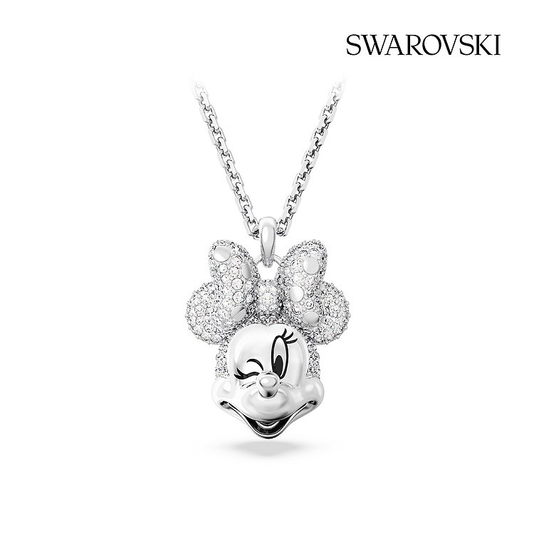 [스와로브스키/본사정품] Disney100 Minnie Mouse 로듐 목걸이 5667612