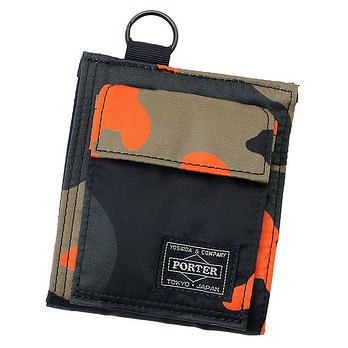PORTER PS CAMO WALLET ORANGE (384-17811-23) | 신세계V