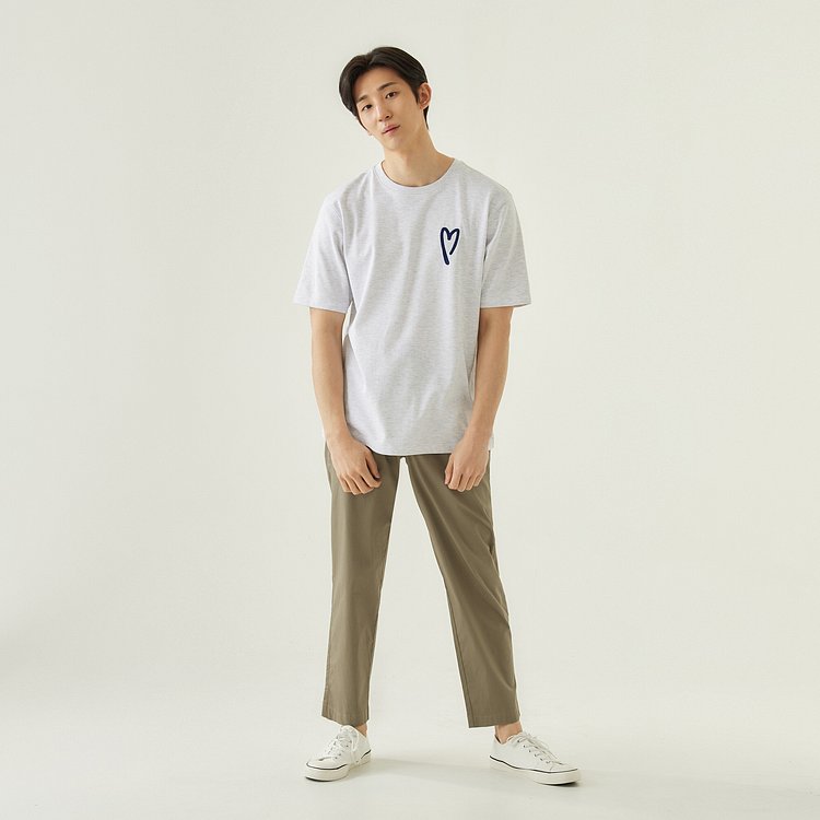 남 LOVE_액티브 루즈핏 그래픽 티셔츠