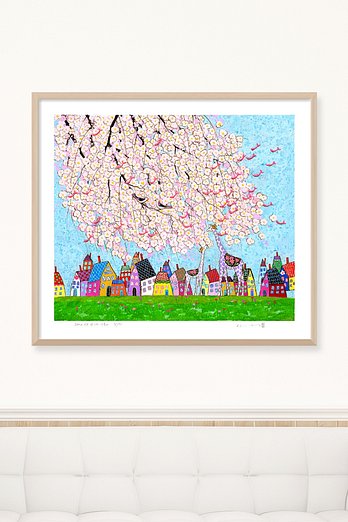 GURIM.COM 김민정, 판화 그대의 미소 향기에 머물다 (99 Editions) 액자포함 | 신세계V