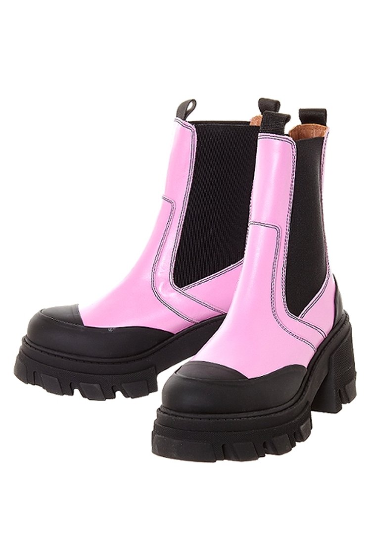 BOONTHESHOP(분더샵) [가니]CLEATED HEELED MID CHEALSEA BOOT | 신세계V