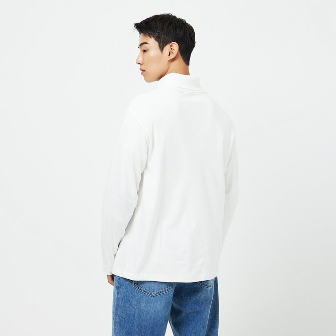남 소프트 웜 터틀넥 긴팔 티셔츠