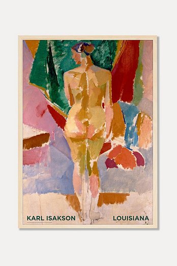 PAGEMAIL [칼 이작손]KARL ISAKSON - STANDING MODEL SEEN FROM THE BACK(원목 프레임) | 신세계V