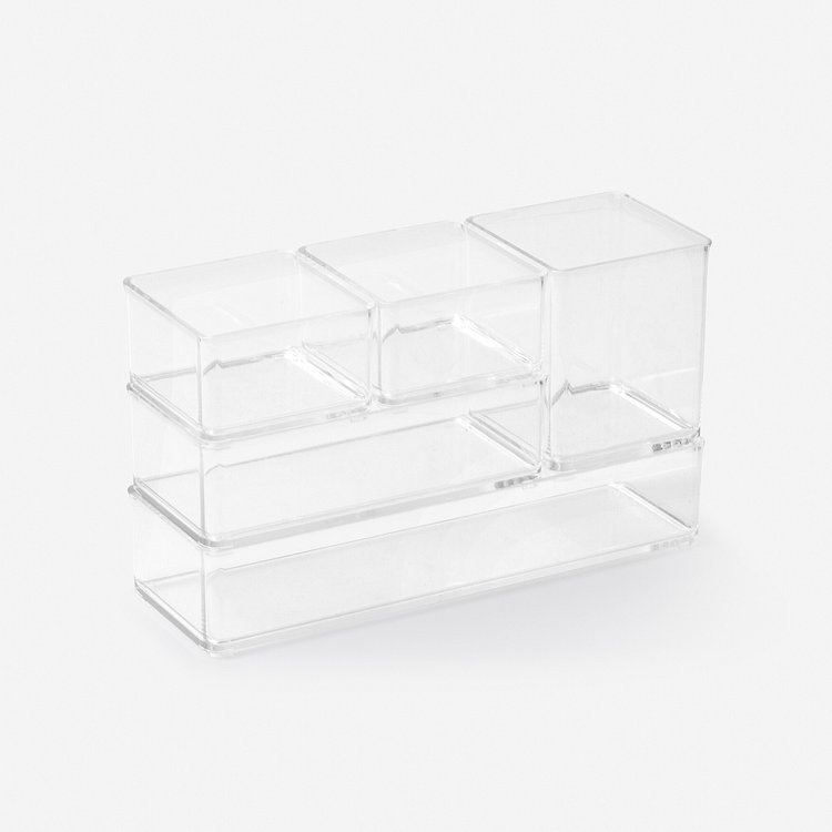 투명해서 깔끔한 아크릴 수납함_8x8x5cm