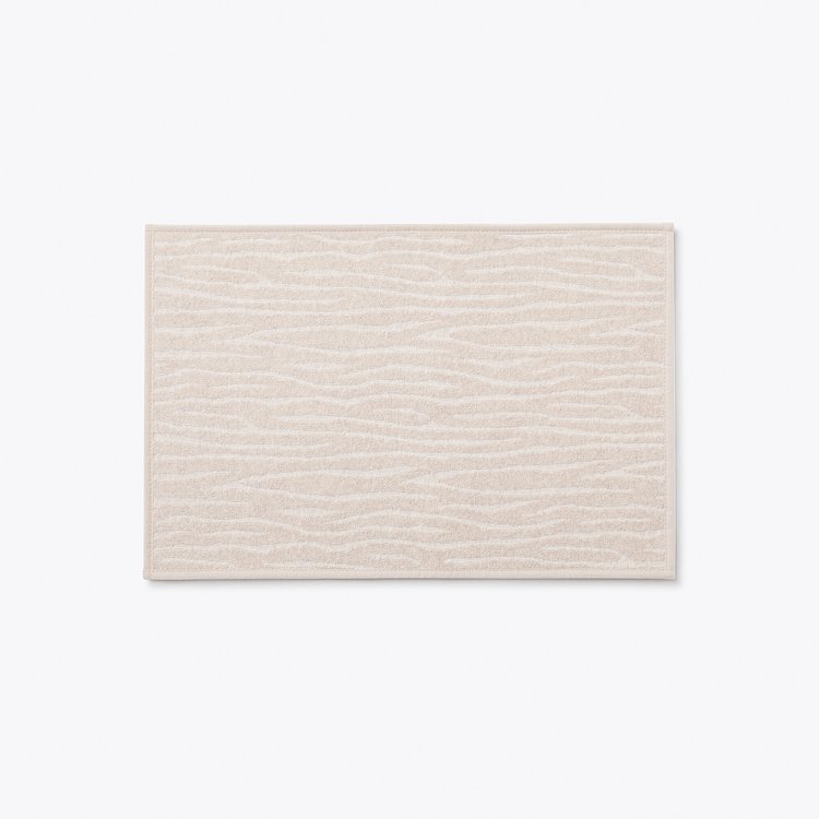 뽀송한 감촉의 테리 욕실 매트_60X40cm_아이보리