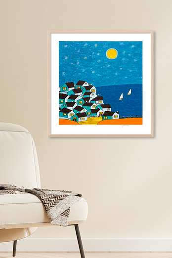 GURIM.COM 나윤찬, 판화 여행에서 두고온 풍경 NA-296 (99 Editions) 액자포함 | 신세계V