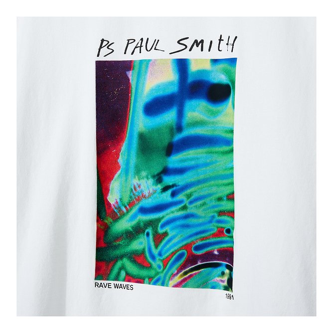 PAUL SMITH(폴스미스) [PS PAUL SMITH] RAVE WAVES 프린트 티셔츠 | 신세계V