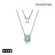 [스와로브스키/본사정품] Millenia 더블 민트 로듐 목걸이 5640557