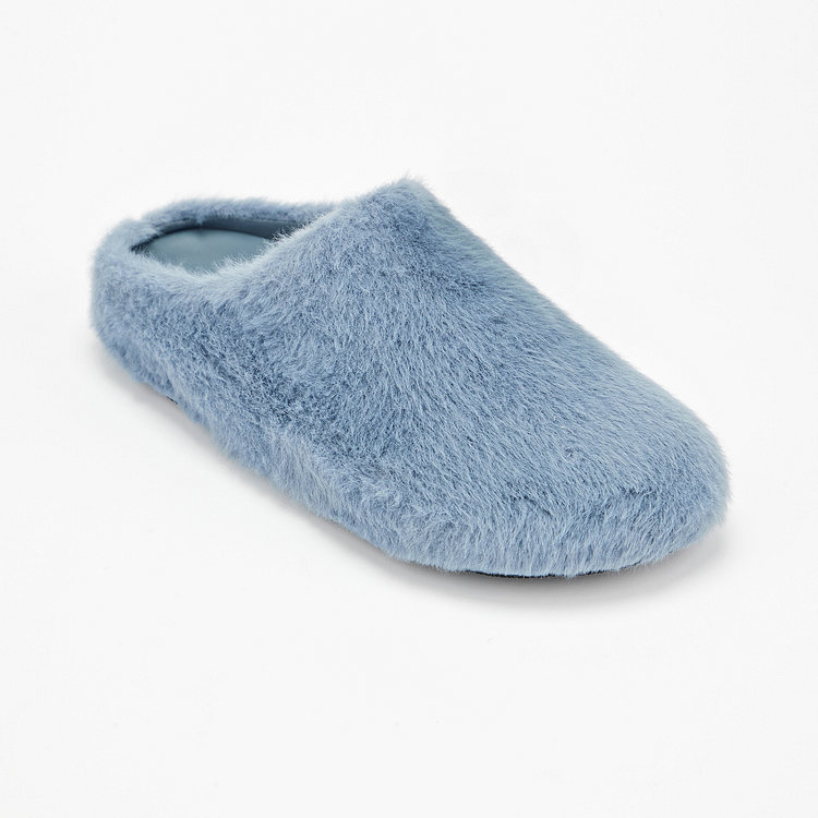 ATT(종료)(에이티티) Angora Mule Slipper (Blue) | 신세계V