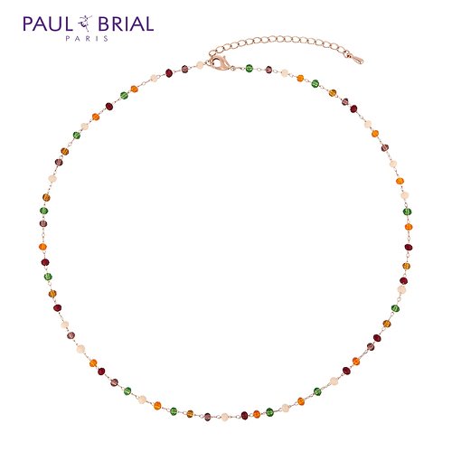 PAUL BRIAL(폴브리알) [PAUL BRIAL] 폴브리알 폴브리알 PJBN0219 비즈 목걸이(ORANGE) | 신세계V