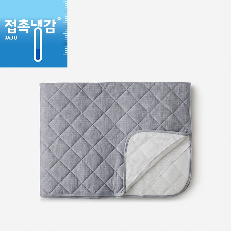 JAJU 접촉냉감 패드_Q_그레이그리드