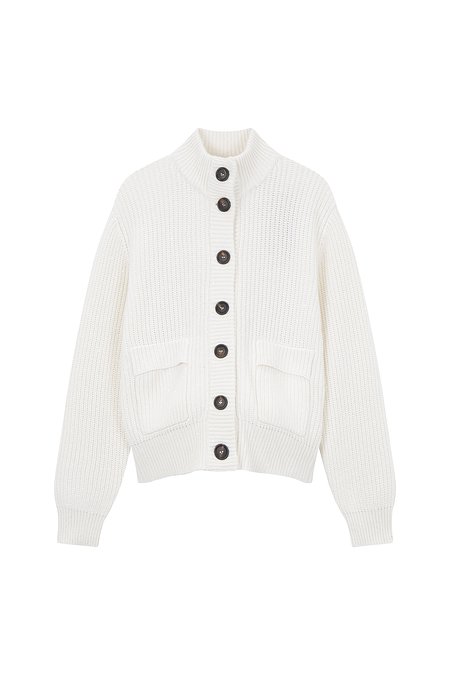 BRUNELLO CUCINELLI 여성 플랩 포켓 스팽글 니트 가디건 | 신세계V