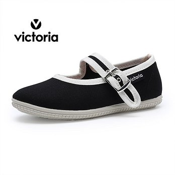 VICTORIA SHOES 빅토리아 주니어 오다 메리제인 캔버스 (J1049117-NEGRO) | 신세계V