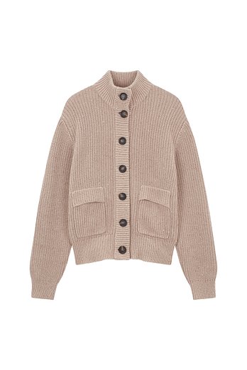 BRUNELLO CUCINELLI 여성 플랩 포켓 스팽글 니트 가디건 | 신세계V