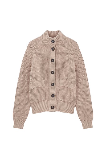 BRUNELLO CUCINELLI 여성 플랩 포켓 스팽글 니트 가디건 | 신세계V