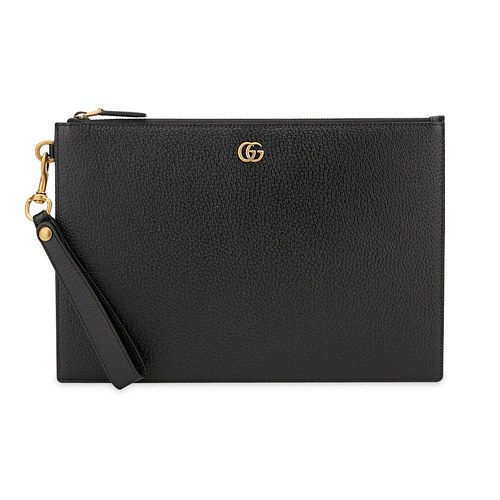 GUCCI(구찌) 구찌 남성 GG 로고 마몬트 블랙 클러치백 475317 DJ20T 1000 | 신세계V
