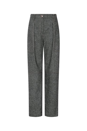 BRUNELLO CUCINELLI(브루넬로 쿠치넬리) 여성 이지 캐시미어 울 포켓 팬츠 | 신세계V