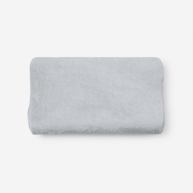 멜란 선염 극세사 메모리폼 베개_50x30cm_라이트그레이