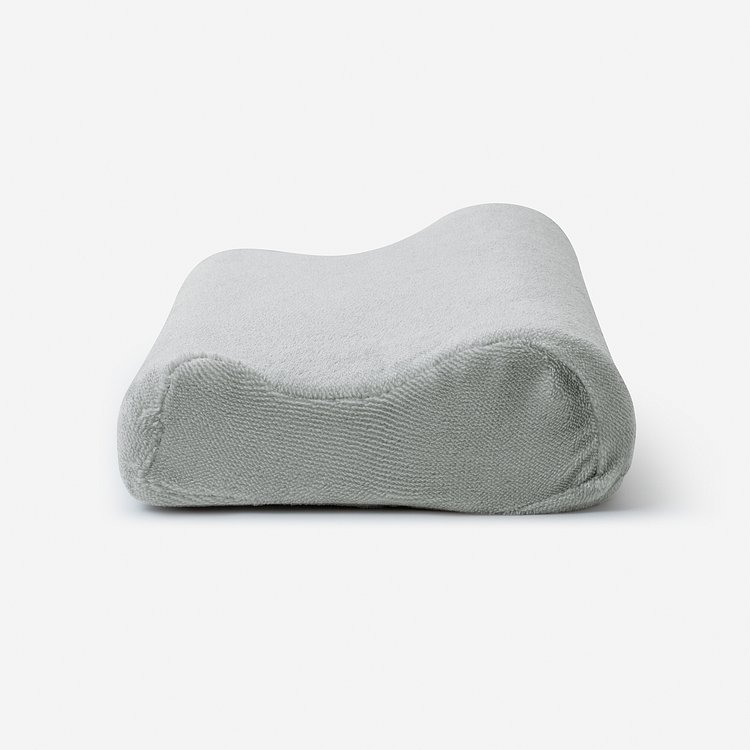 멜란 선염 극세사 메모리폼 베개_50x30cm_라이트그레이