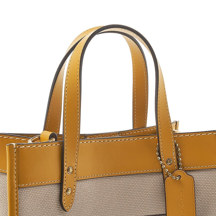 COACH(코치) [코치] 필드 토트백 CH740 NATURAL CANVAS YELLOW GOLD | 신세계V