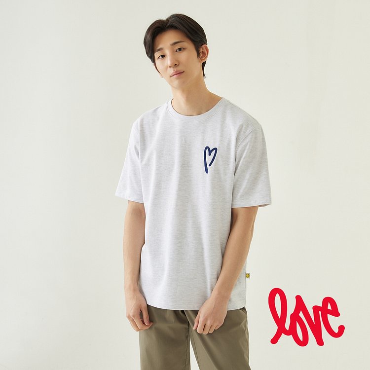 남 LOVE_액티브 루즈핏 그래픽 티셔츠