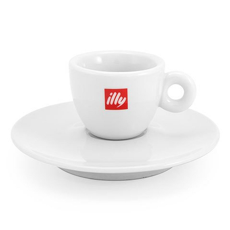 ILLY(일리) 일리 로고 에스프레소컵 60cc (소서포함) | 신세계V