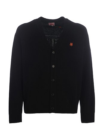 KENZO [KENZO] 22FW 보크 플라워 자수 브이넥 가디건 5CA343 3LC 99 | 신세계V