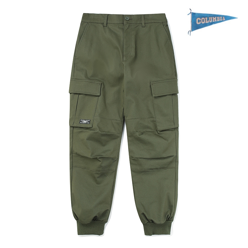 ★★Columbia★★ NYC LABEL CP MULTI POCKET JOGGER PANTS BLAC COLUMBIA UNIVERSITY(컬럼비아 유니버시티) NYC LABEL CP MULTI