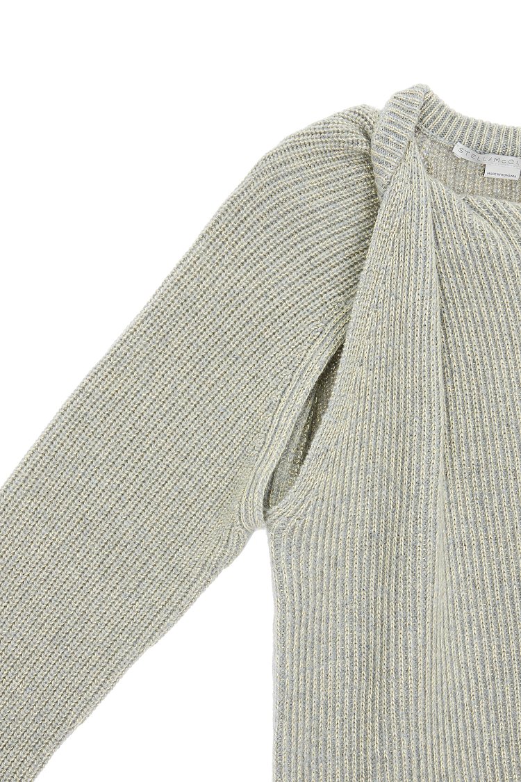 STELLA McCARTNEY(스텔라맥카트니) 여성 리브드 시프팅 노트 니트 | 신세계V