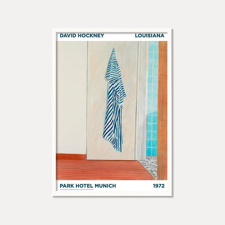 [데이비드 호크니 &mdash; PARK HOTEL MUNICH(원목 프레임)