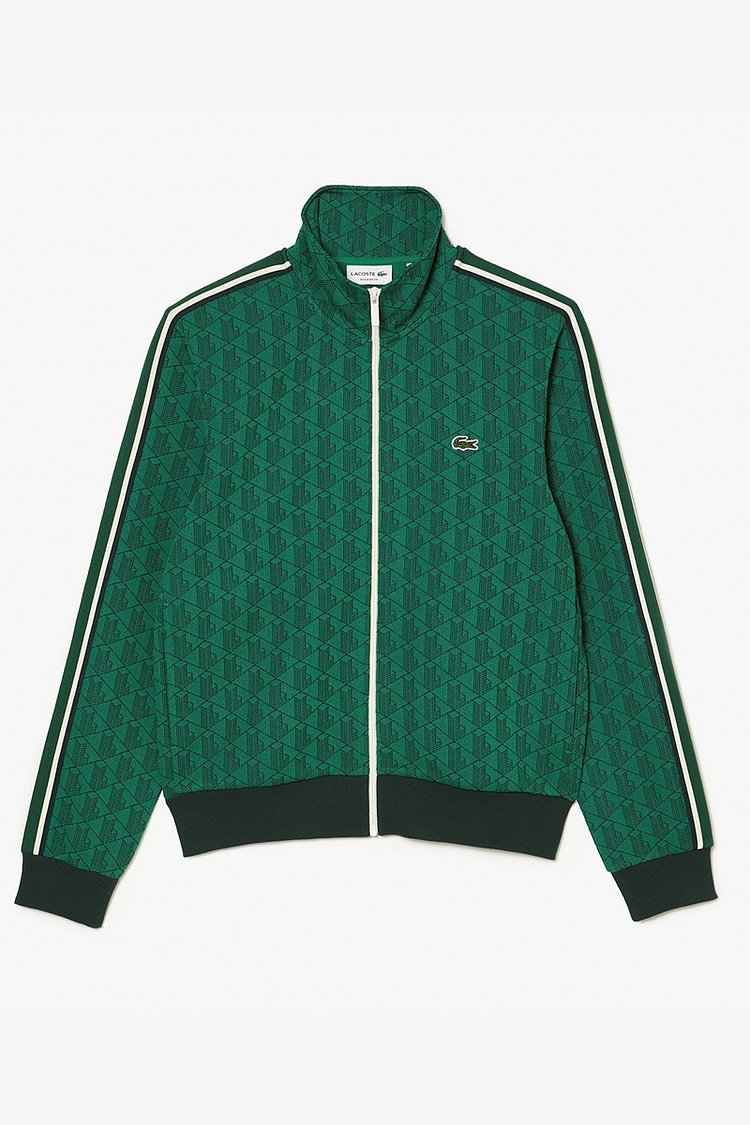 LACOSTE [종료](라코스테) [라코스테] 남성 모노그램 하이넥 집업 트랙탑 SH1368-53N QIJ | 신세계V