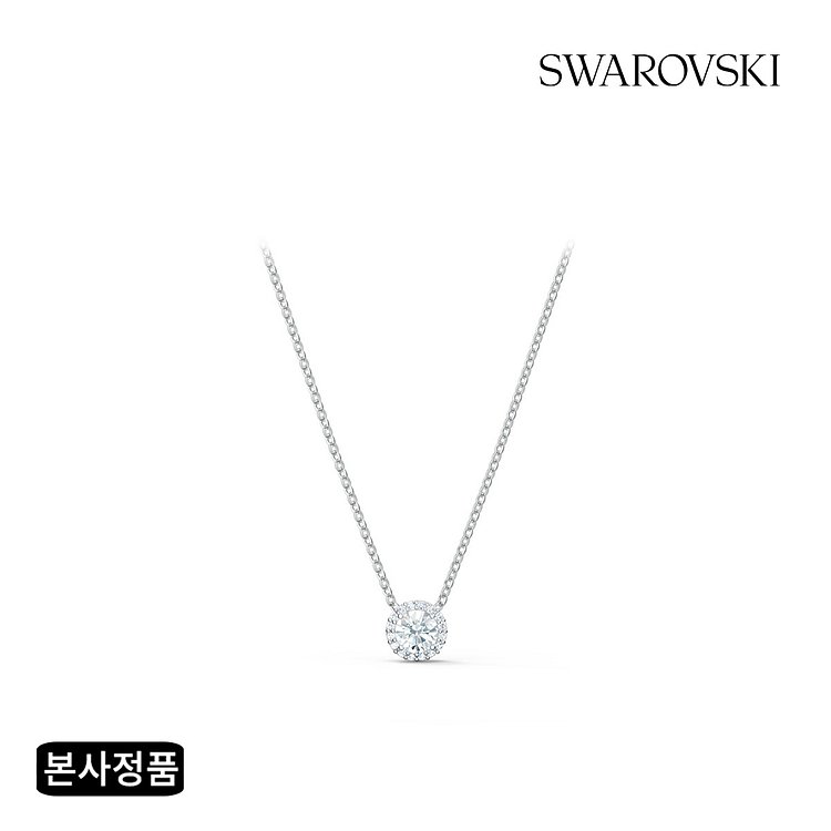 SWAROVSKI(스와로브스키) [스와로브스키/본사정품] Angelic Round 로듐 목걸이 5567931 | 신세계V