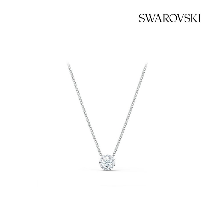SWAROVSKI(스와로브스키) [스와로브스키/본사정품] Angelic Round 로듐 목걸이 5567931 | 신세계V