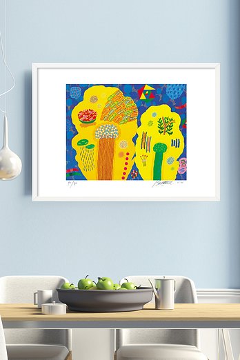 GURIM.COM 금동원, 판화 사유의 숲-나무와 시 (40 Editions) 액자포함 | 신세계V