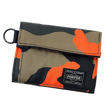 PORTER PS CAMO WALLET ORANGE (384-17810-23) | 신세계V