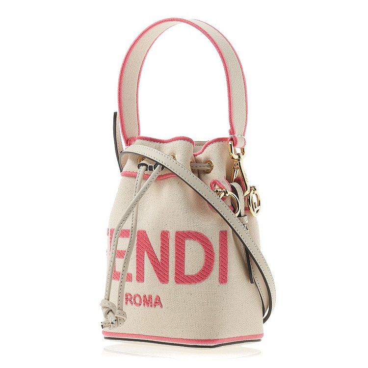 FENDI(펜디) [펜디] 몬트레조 자수 캔버스 미니 버킷백 8BS010 ANXE F1LG7/1 | 신세계V