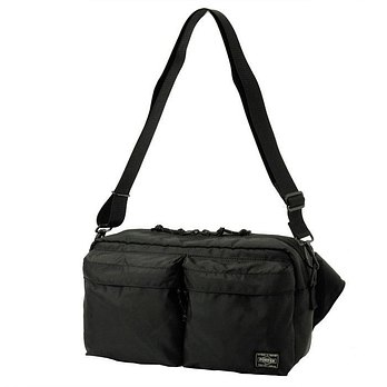 PORTER FORCE 2WAY WAIST BAG BLACK (855-07418-10) | 신세계V