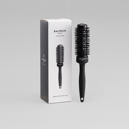 BALMAIN HAIR 발망헤어 프로페셔널 세라믹 라운드 브러쉬 33mm 블랙 | 신세계V