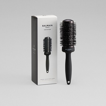 BALMAIN HAIR 발망헤어 프로페셔널 세라믹 라운드 브러쉬 43mm 블랙 | 신세계V