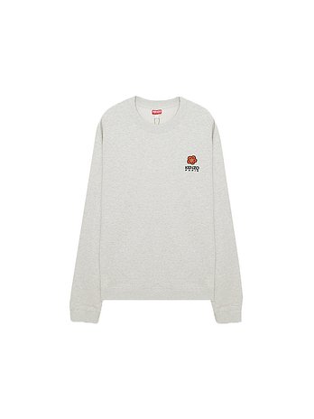 KENZO [KENZO] 22FW 플라워 자수 기모 맨투맨 그레이 5SW412 4MF 93 | 신세계V