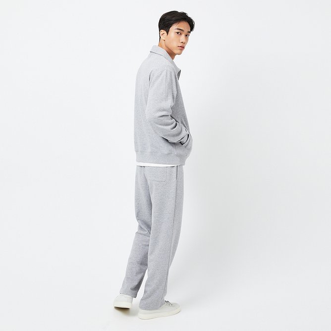 남 탄탄 스웨트 집업 자켓