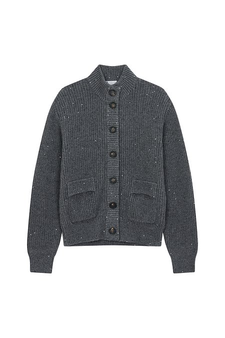 BRUNELLO CUCINELLI 여성 스팽글 캐시미어 니트 가디건 | 신세계V