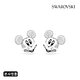[스와로브스키/본사정품] Disney100 Mickey Mouse 로듐 스터드 귀걸이 5668781