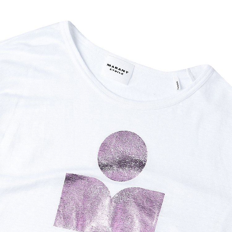 ISABEL MARANT(이자벨마랑) [이자벨마랑] 에뚜왈 반팔 티셔츠 TS0004 FAA1N10E PKWH | 신세계V