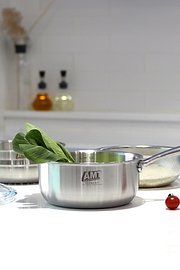 AMT AMT 316Ti 통5중 샤프 스마트쿡 편수 냄비 18cm | 신세계V